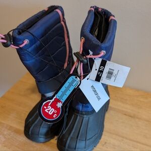 Hydrogen Kids Snow Boots - Navy and Black